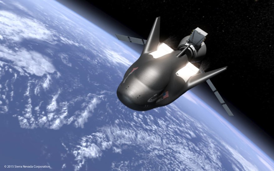 In orbit separation of sncs dream chaser spaceraft from the cargo module